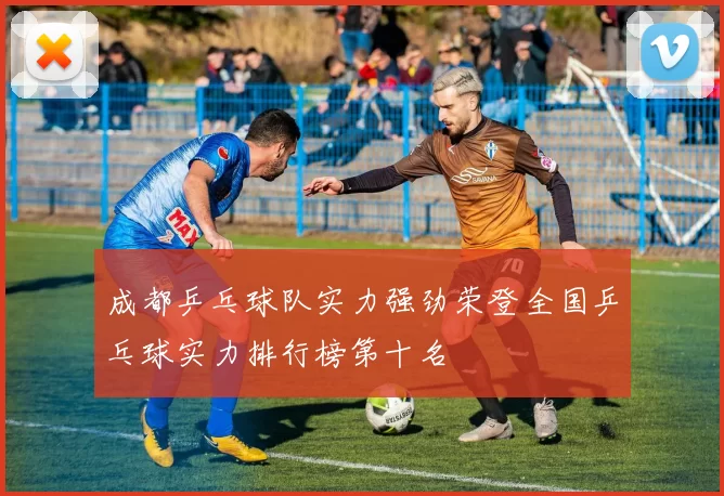 成都乒乓球队实力强劲荣登全国乒乓球实力排行榜第十名